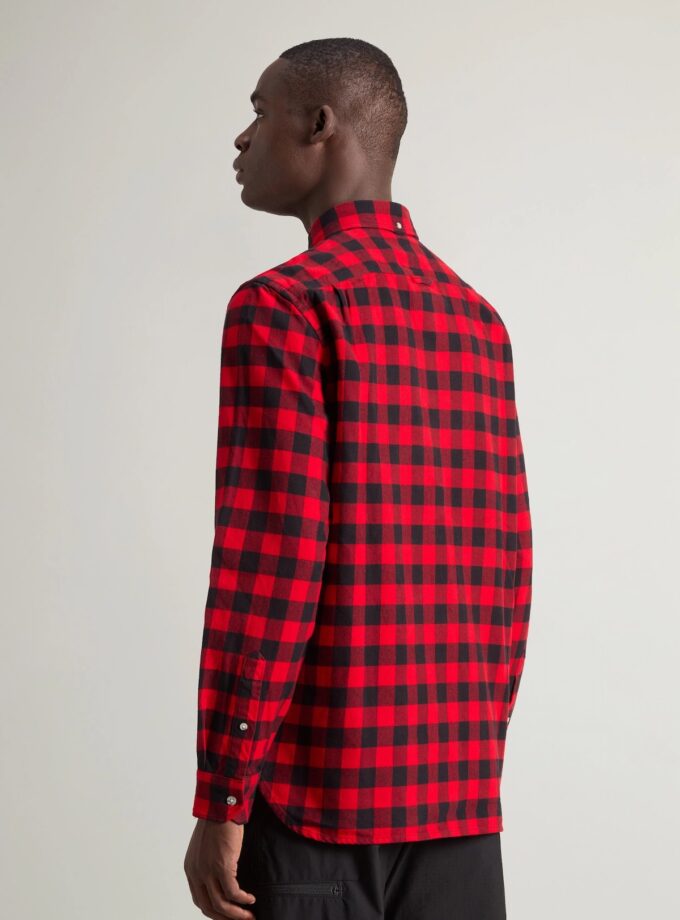 Camisa de franela con estampado a cuadros WOOLRICH