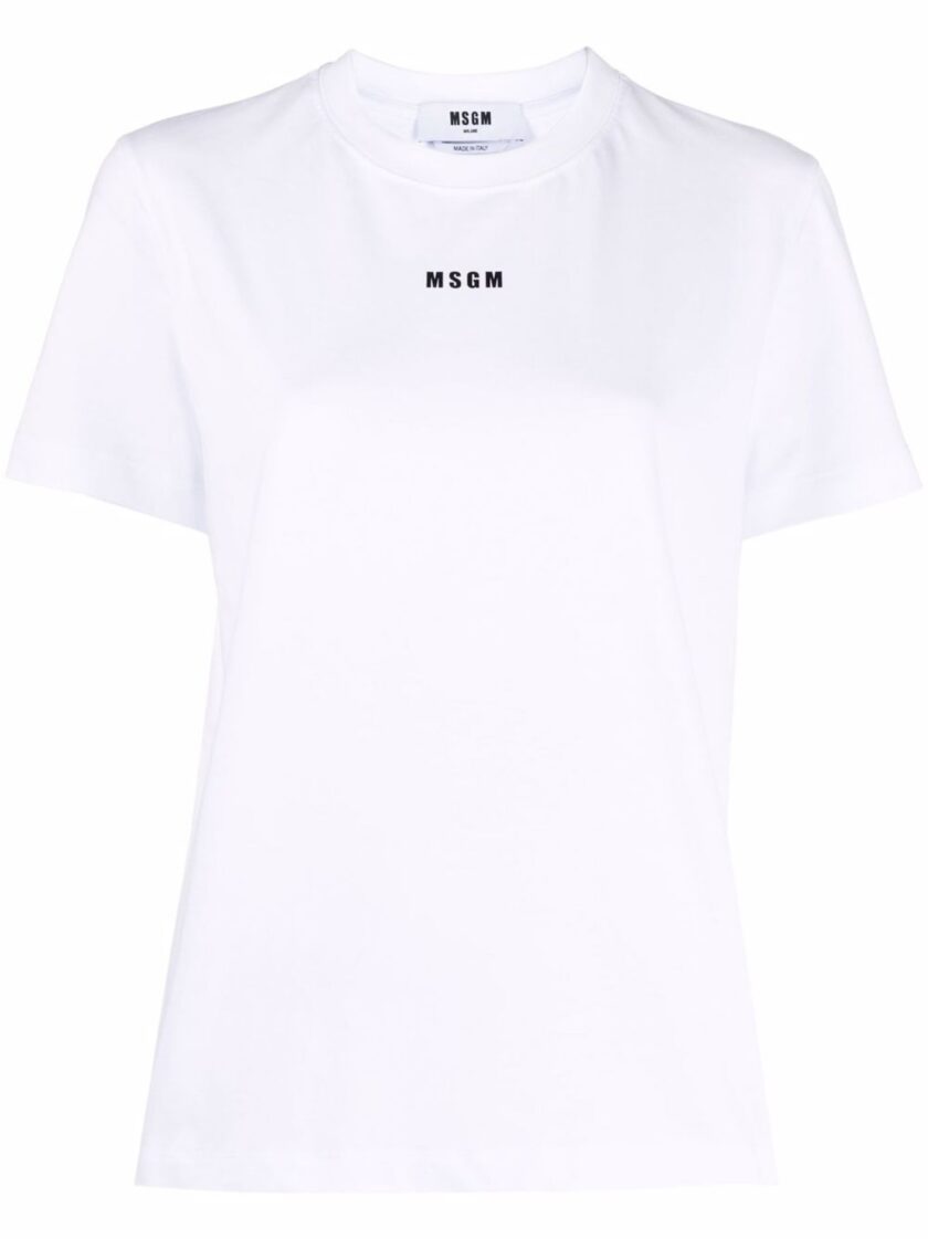 CAMISETA  COLOR BLANCO MSGM