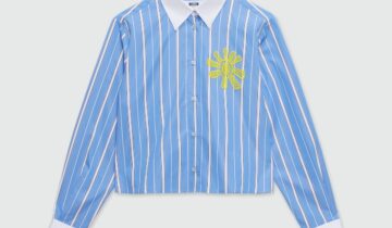CAMISA  COLOR azul MSGM