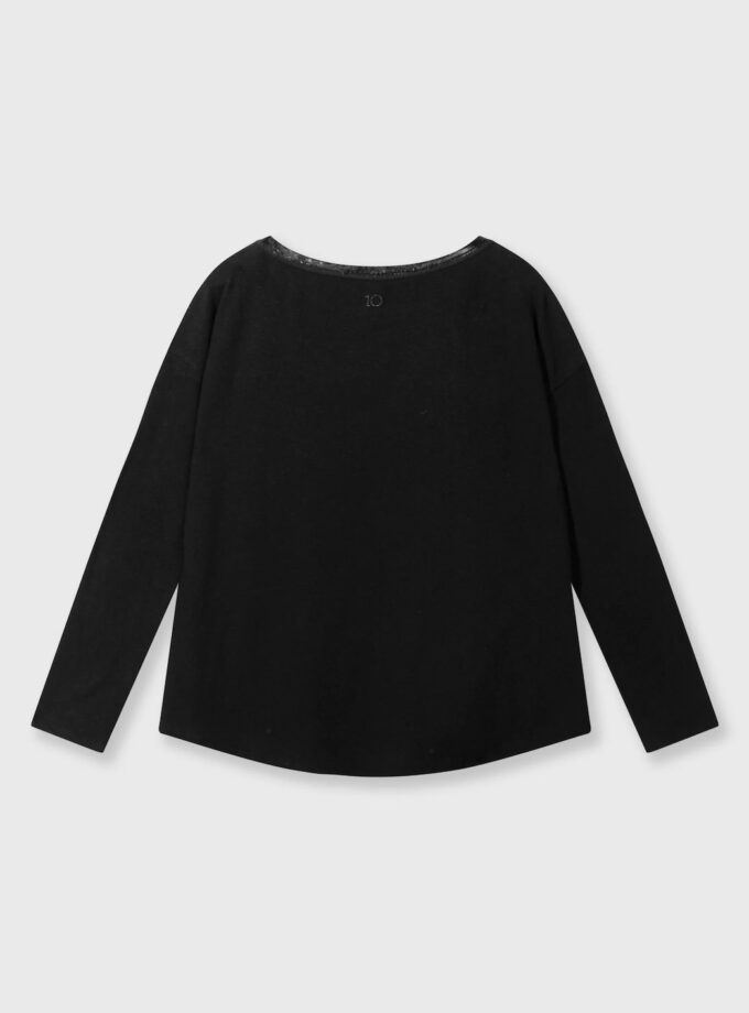 CAMISETA  COLOR NEGRO 10DAYS