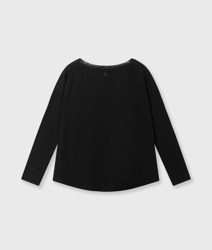 CAMISETA  COLOR NEGRO 10DAYS - Imagen 2