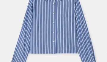 Blusa corta confeccionada en algodón orgánic CLOSED