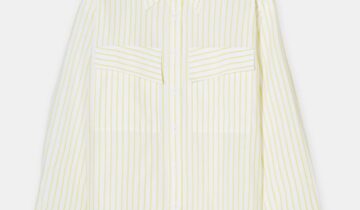 Blusa camisera de algodón a rayas CLOSED