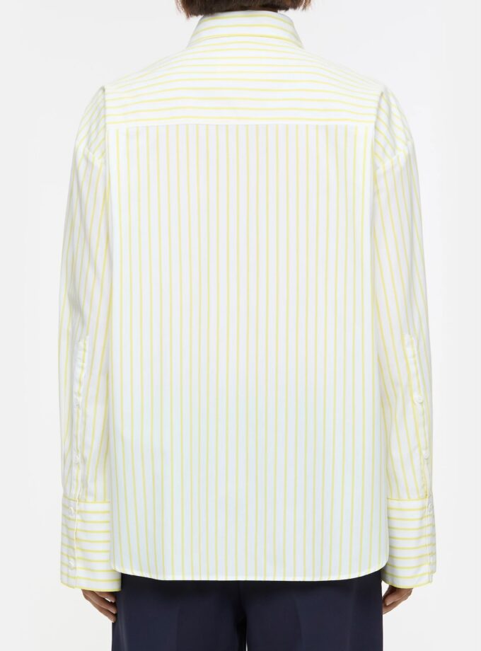 Blusa camisera de algodón a rayas CLOSED