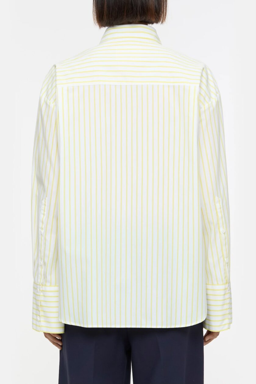 Blusa camisera de algodón a rayas CLOSED - Imagen 3