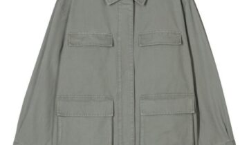 CHAQUETA  COLOR VERDE DESCOLORIDO CLOSED