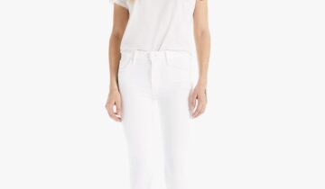 The Insider Crop Step Fray MOTHER