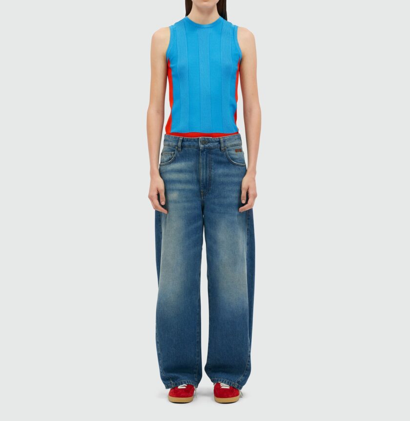 Pantalón MSGM tejano azul - Imagen 2