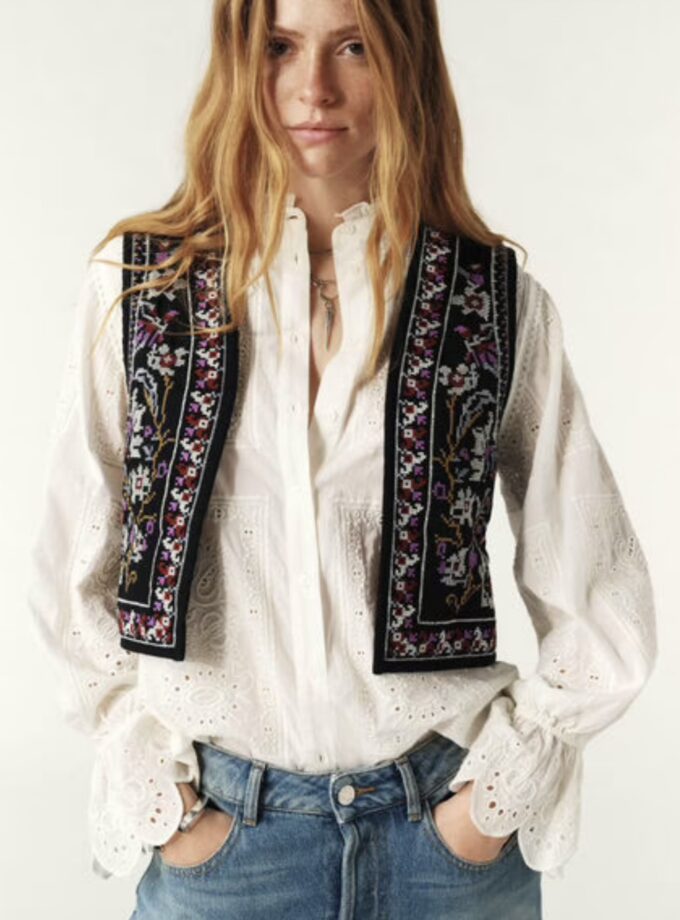 CHALECO COCO CON FORMA BA&SH