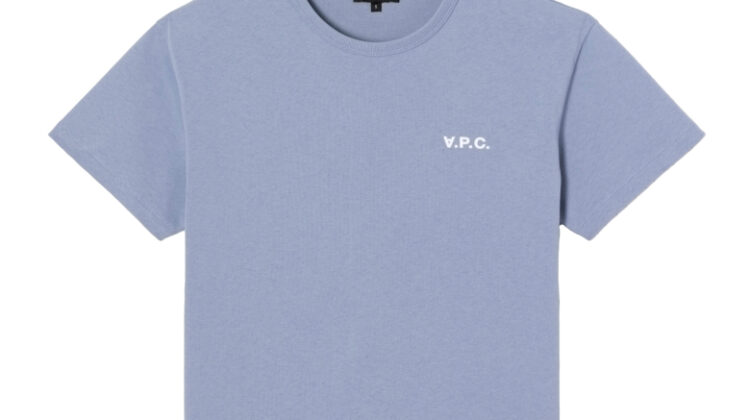 CAMISETA  COLOR BLEU GRIS BLA A.P.C.