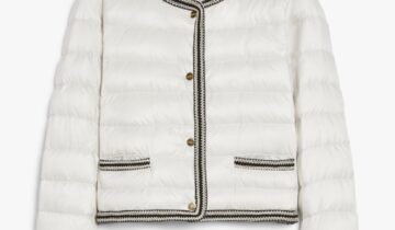 Chaqueta con cuello redondo de tejido impermeable MAX MARA