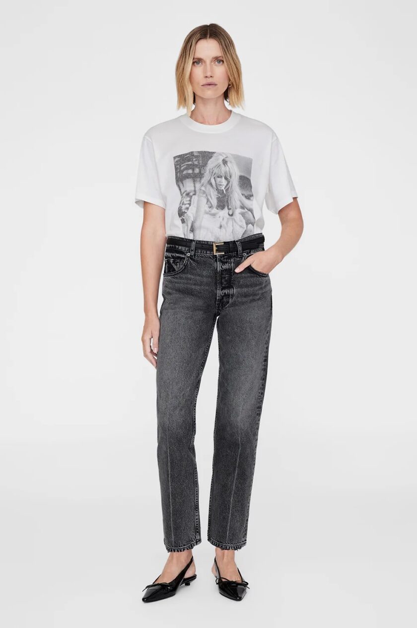 CAMISETA  COLOR IVORY ANINE BING - Imagen 2