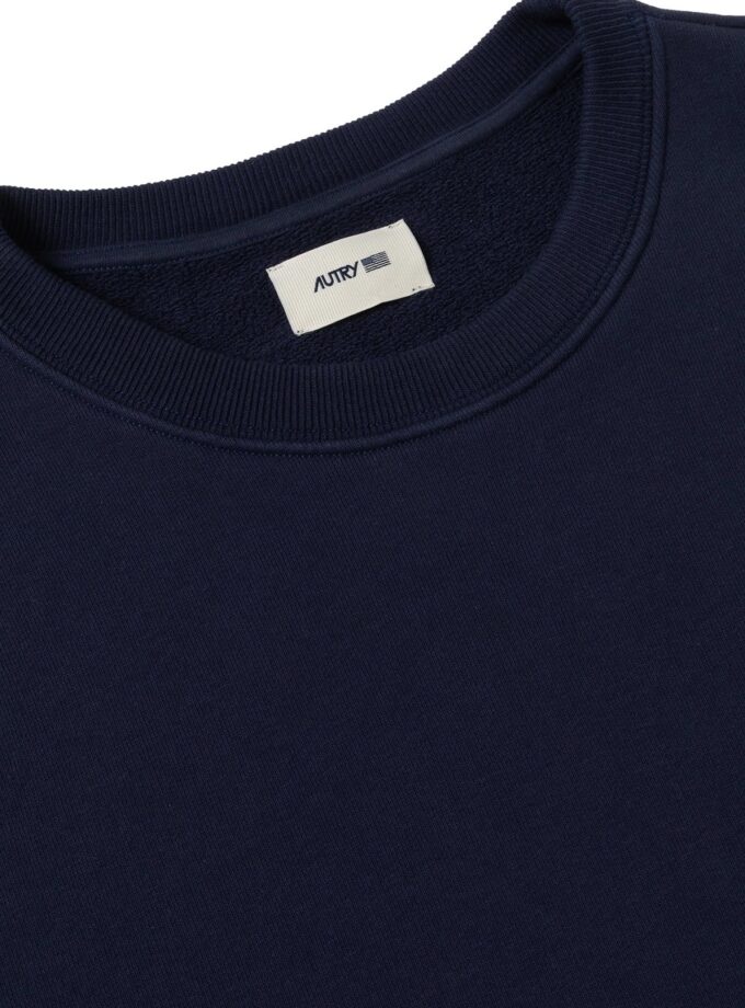 SUDADERA DE CUELLO REDONDO CON LOGOTIPO AUTRY BORDADO