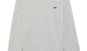 SUDADERA DE CUELLO REDONDO CON LOGOTIPO AUTRY BORDADO