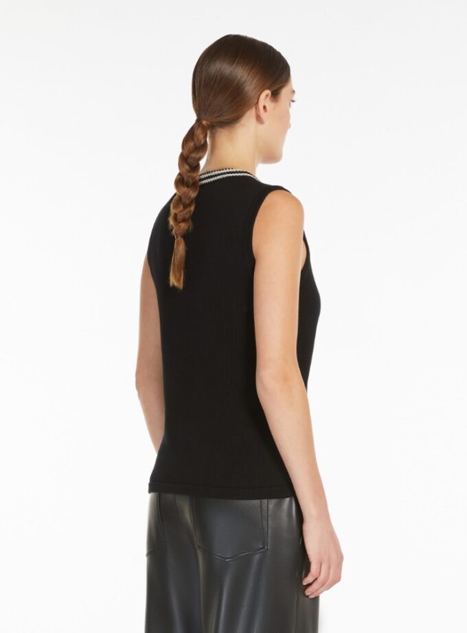 Top de hilado de algodón MAX MARA