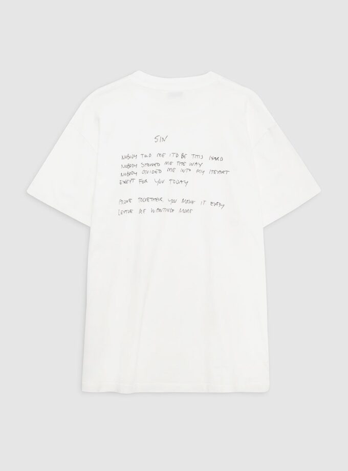 CAMISETA WALKER TEE LYRICS ANINE BING