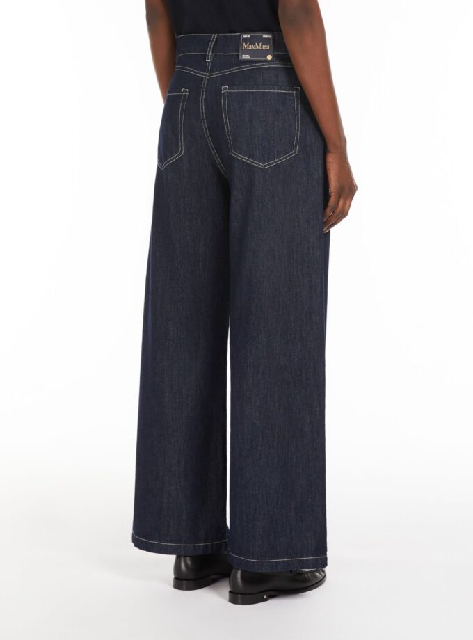 Vaqueros de pernera ancha de denim MAX MARA