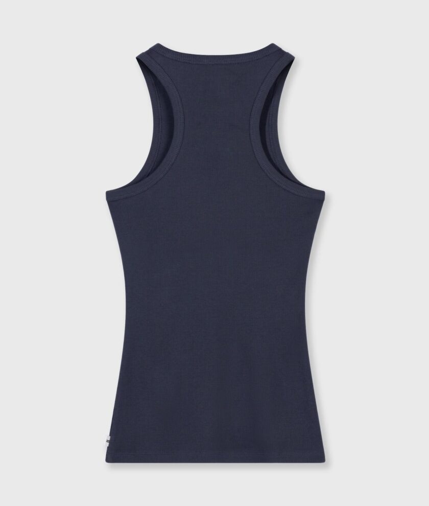 Camiseta sin mangas de canalé 10DAYS - Imagen 2