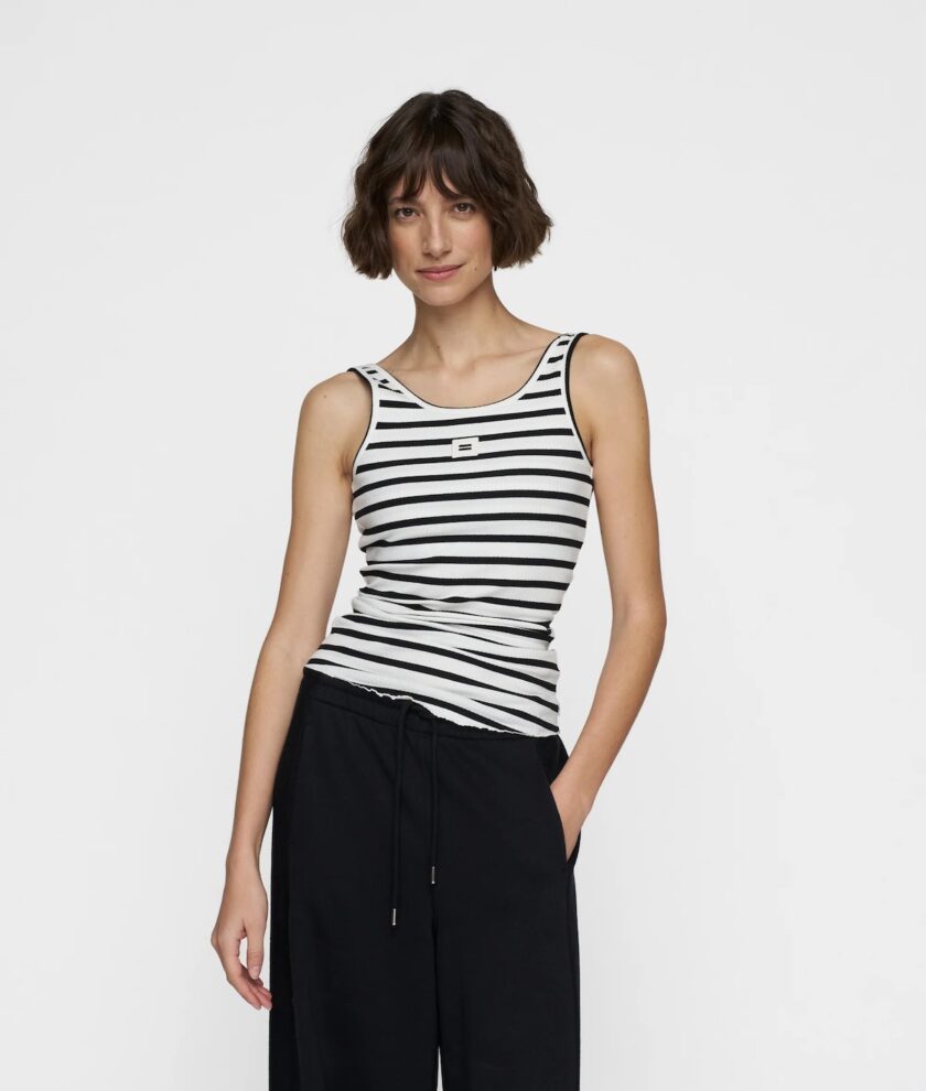 ballet top back scoop stripes 10DAYS - Imagen 2