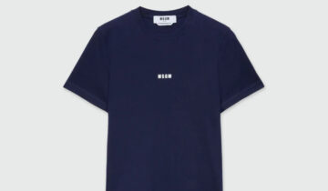 CAMISETA  COLOR AZUL MARINO MSGM