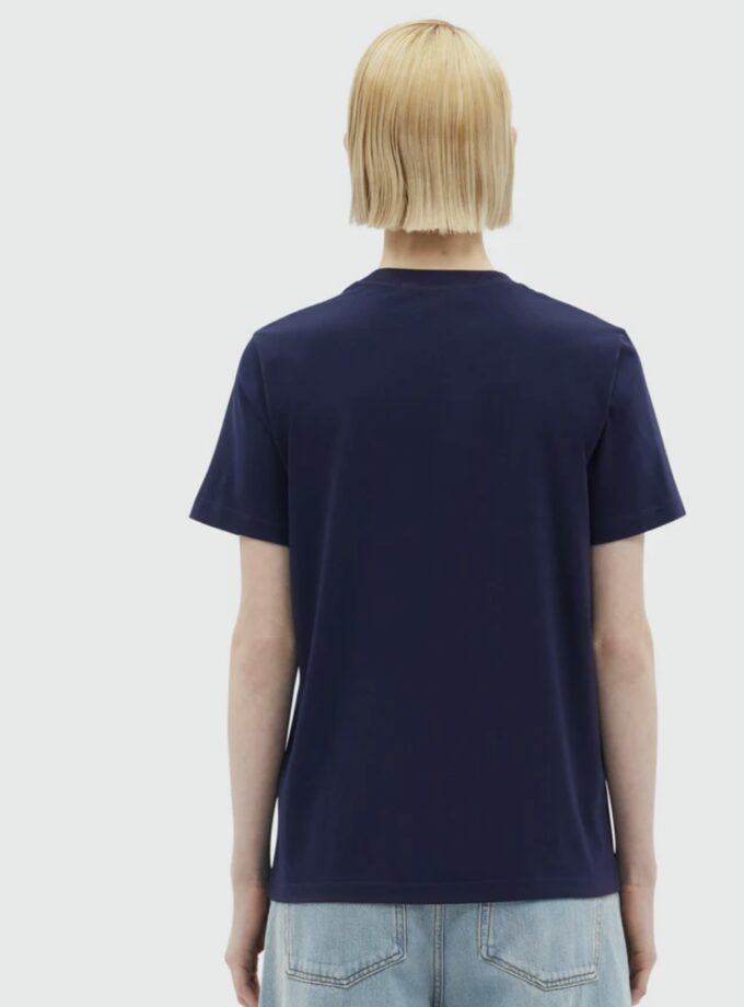 CAMISETA COLOR AZUL MARINO MSGM