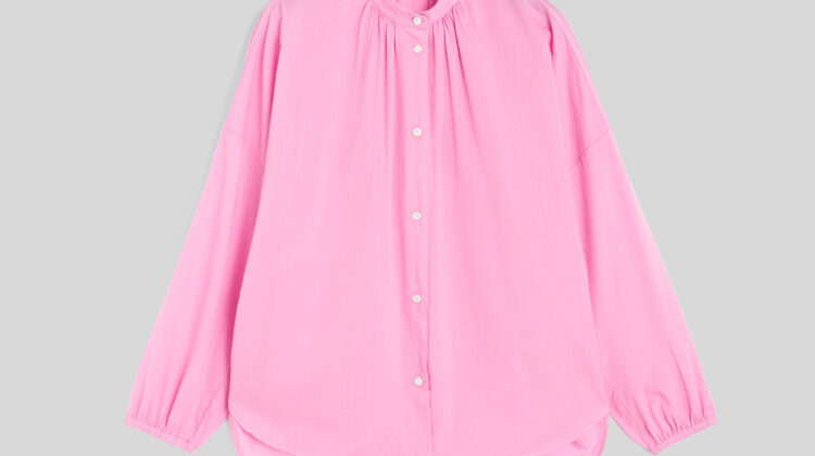 CAMISA DE ALGODÓ?N CON CUELLO MAO ASPESI