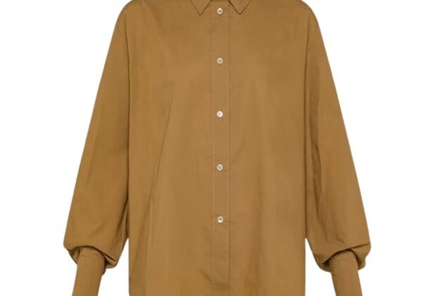 Camisa básica de corte cuadrado en popelina de algodón BCI FORTE-FORTE