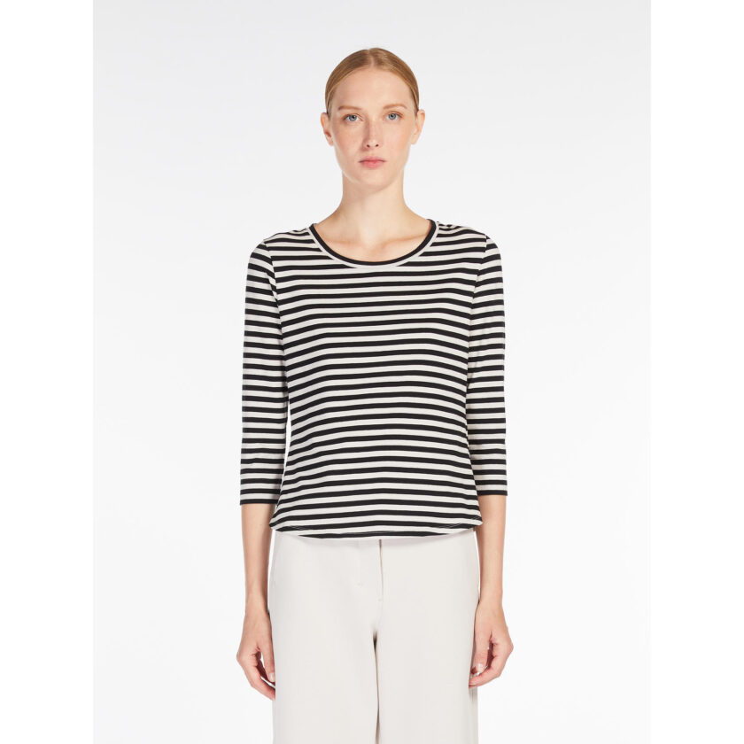 Camiseta de punto con escote barco MAX MARA - Imagen 2