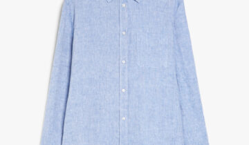 Camisa de corte regular en lino MAX MARA