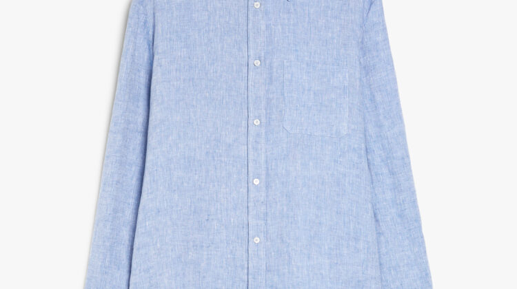 Camisa de corte regular en lino MAX MARA