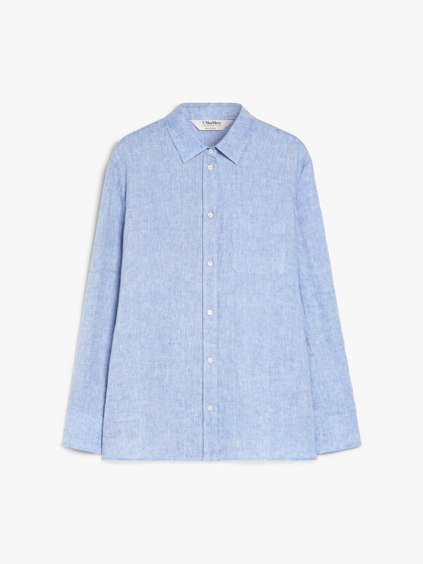 Camisa de corte regular en lino MAX MARA