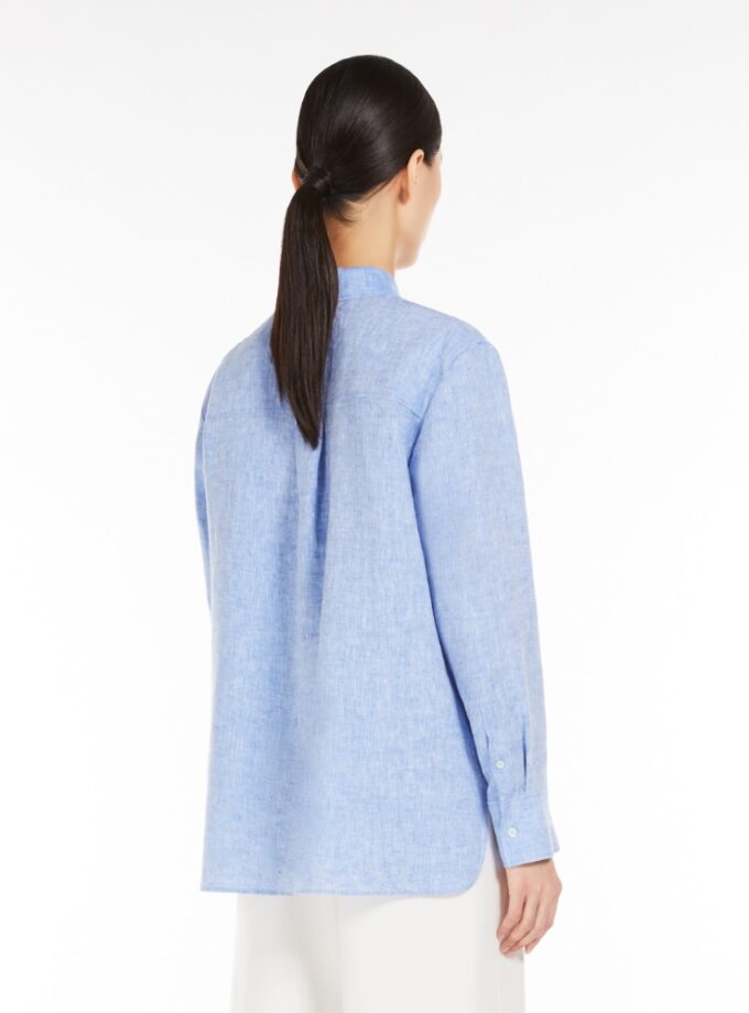 Camisa de corte regular en lino MAX MARA