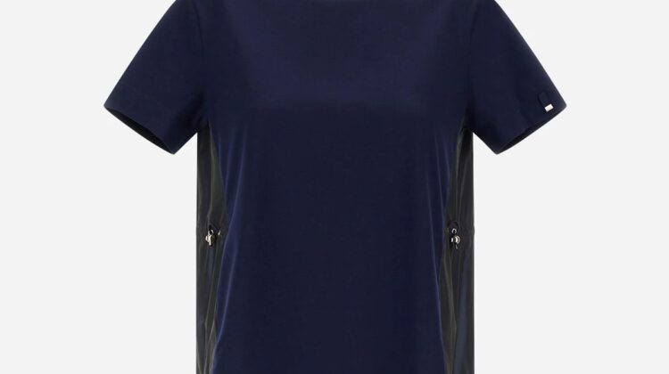 Camiseta de chic cotton jersey y new techno Tafetán 24432