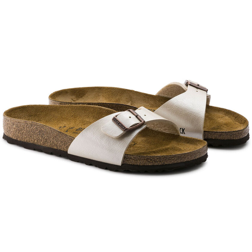 Madrid Birko-Flor - Graceful Pearl White birkenstock