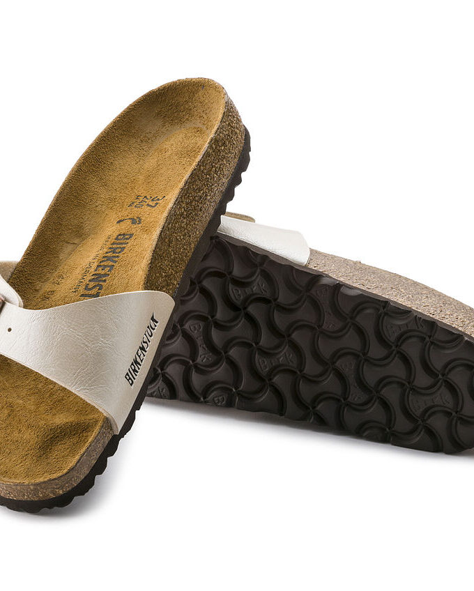 Madrid Birko-Flor - Graceful Pearl White birkenstock