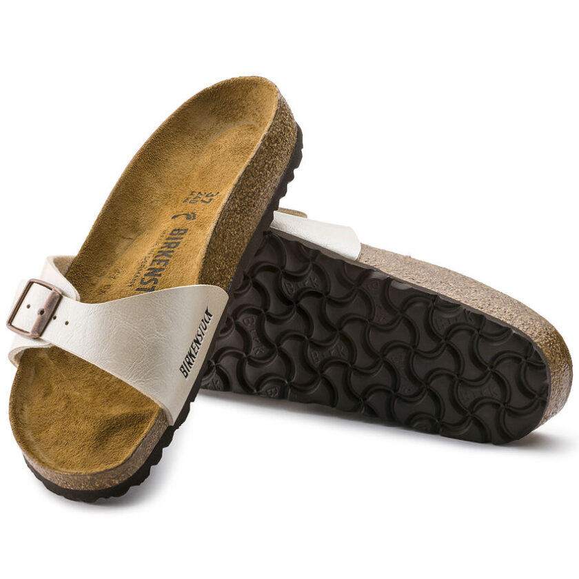 Madrid Birko-Flor - Graceful Pearl White birkenstock - Imagen 2