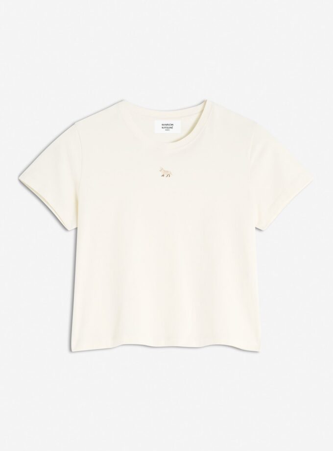 CAMISETA PARA BEBÉ CON PARCHE DE ZORRO BEBÉ MAISON KITSUNE