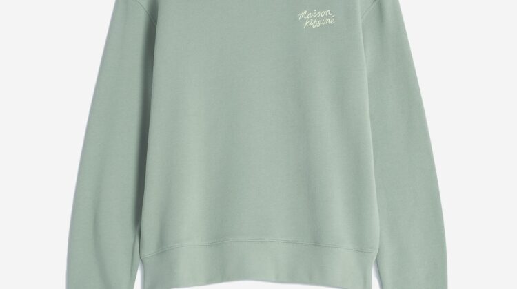 SUDADERA CONFORTABLE CON ESCRITURA A MANO DE MAISON KITSUNE