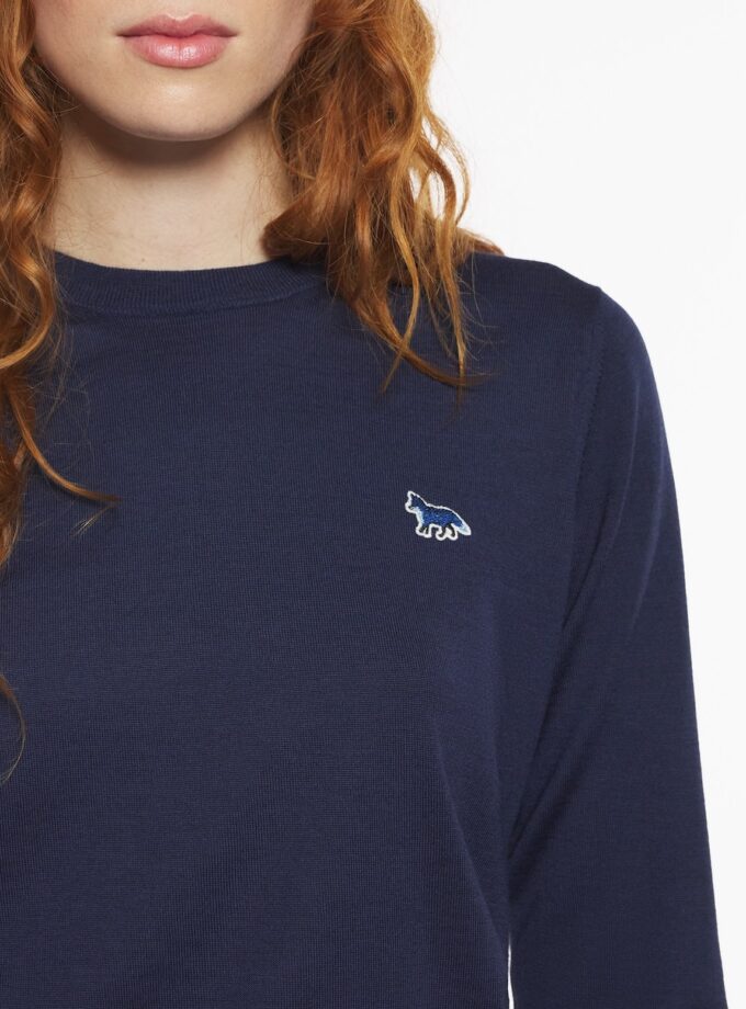 JERSEY REGULAR CON PARCHE DE ZORRO BEBÉ MAISON KITSUNE