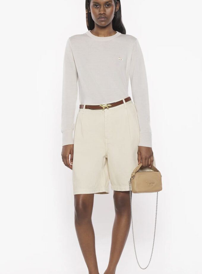 JERSEY REGULAR CON PARCHE DE ZORRO BEBÉ MAISON KITSUNE