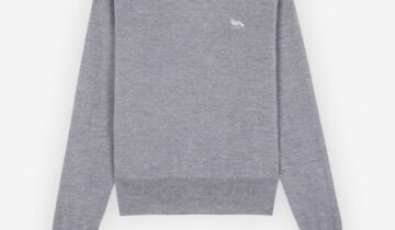 JERSEY REGULAR CON PARCHE DE ZORRO BEBÉ MAISON KITSUNE