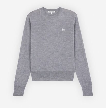 JERSEY REGULAR CON PARCHE DE ZORRO BEBÉ MAISON KITSUNE