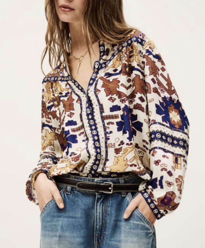 Varona Blusa estampada BA&SH
