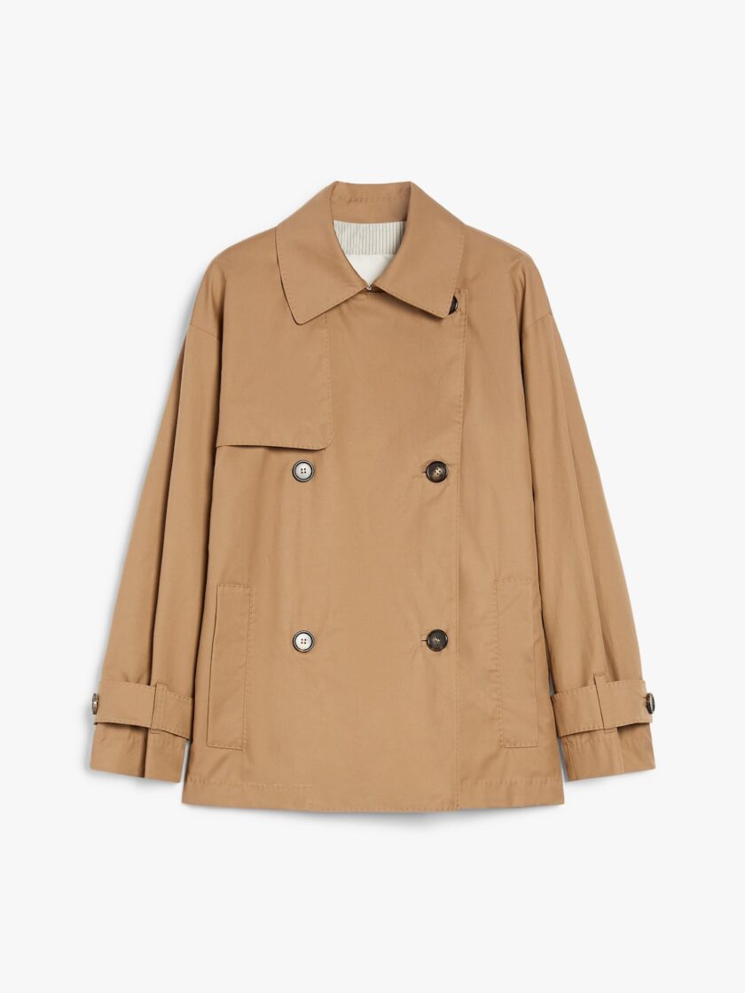 Gabardina corta de sarga impermeable MAX MARA