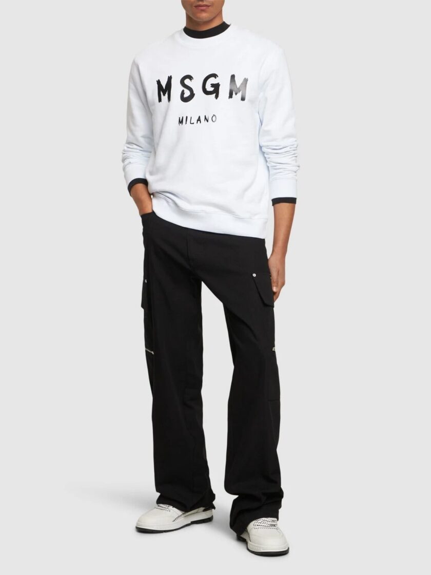 SUDADERA COLOR CRUDO MSGM - Imagen 2