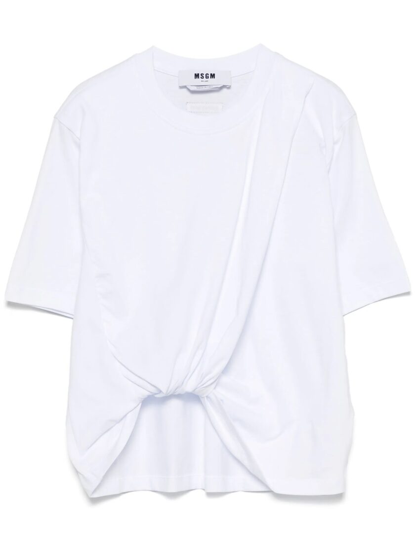 CAMISETA  COLOR BLANCO MSGM - Imagen 3