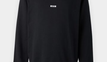 SUDADERA  COLOR AZUL MARINO MSGM