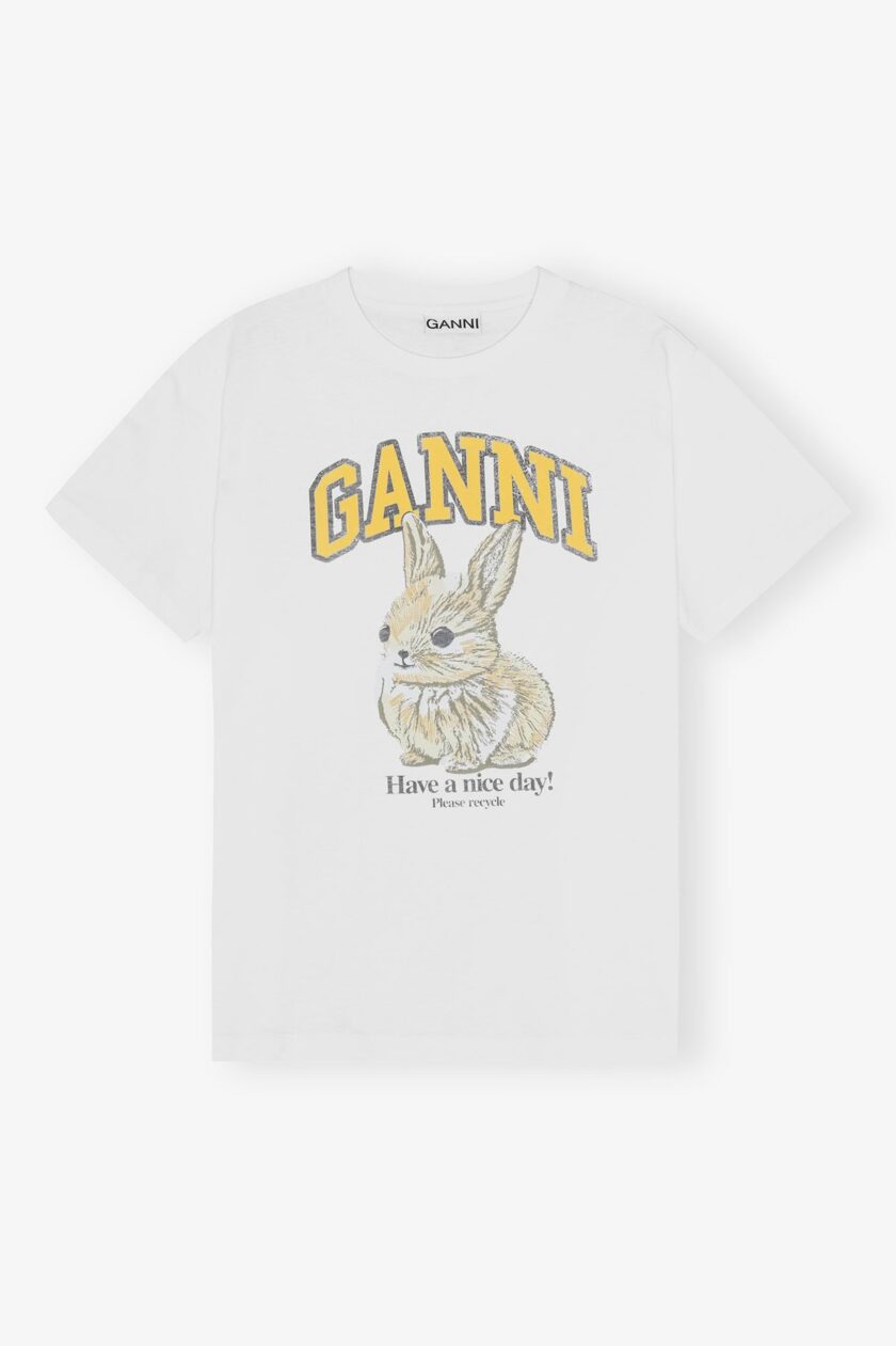 CAMISETA  COLOR blanco GANNI