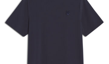 CAMISETA CÓMODA CON PARCHE DE CABEZA DE ZORRO MAISON KITSUNE