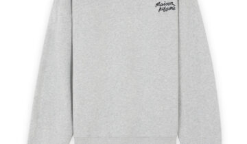 SUDADERA CONFORT CON LETRAS DE ESCRITURA DE MAISON KITSUNE